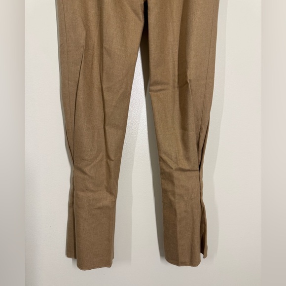 Manila Grace Women’s Tan Pants with Tulip Ankle Size 42 NWOT Wool / Viscose - Picture 5 of 11